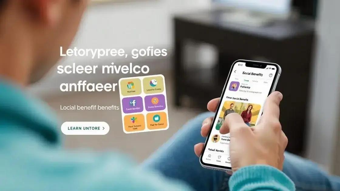 Vantagens de usar aplicativos para benefícios sociais