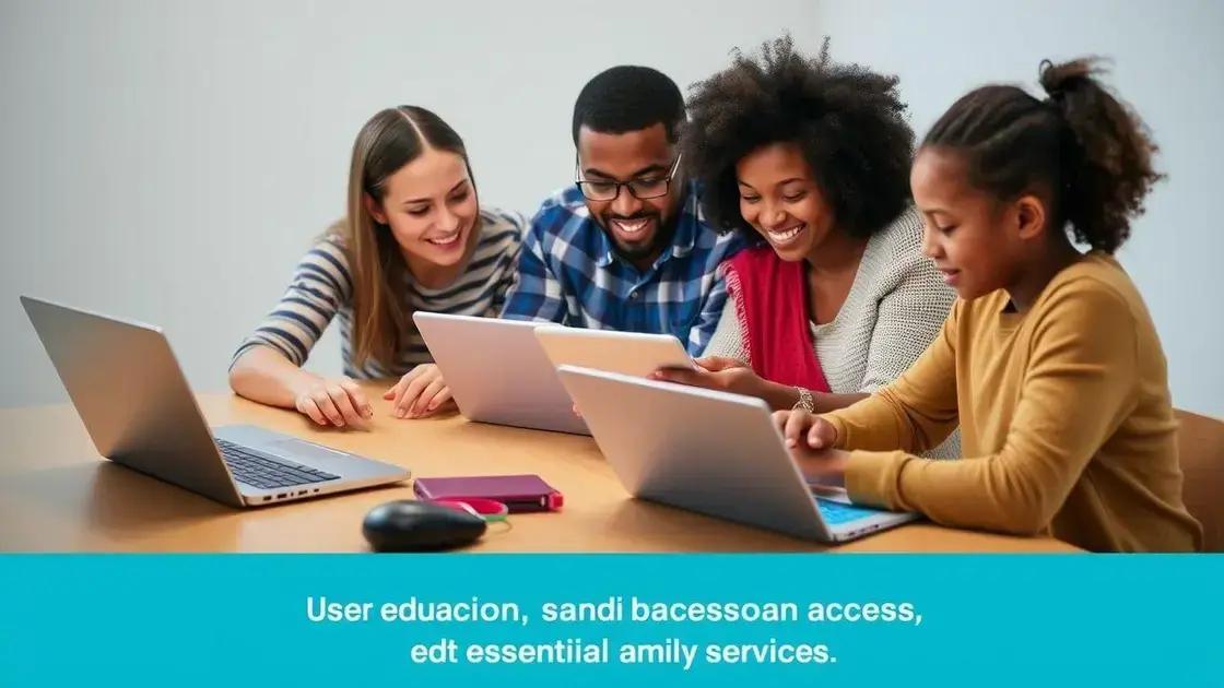 Importância do acesso à internet para famílias