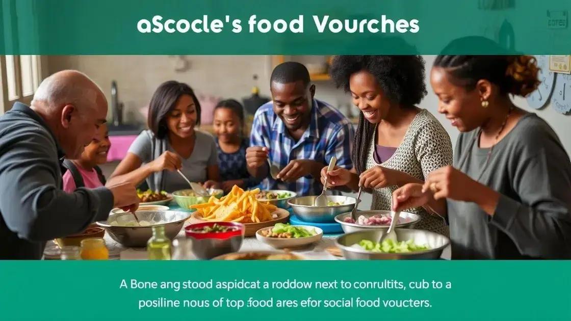 Benefícios do vale alimentação social para famílias