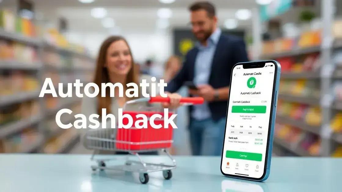 Como funciona o cashback automático?