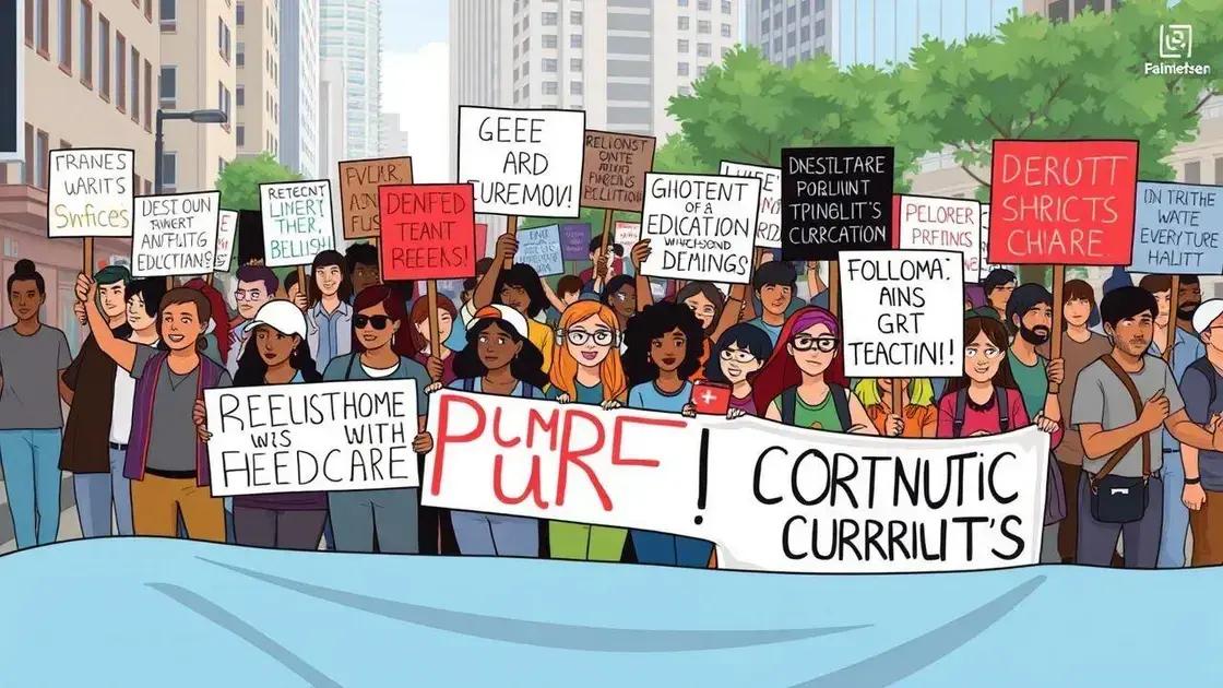 Principais reivindicações e demandas dos manifestantes